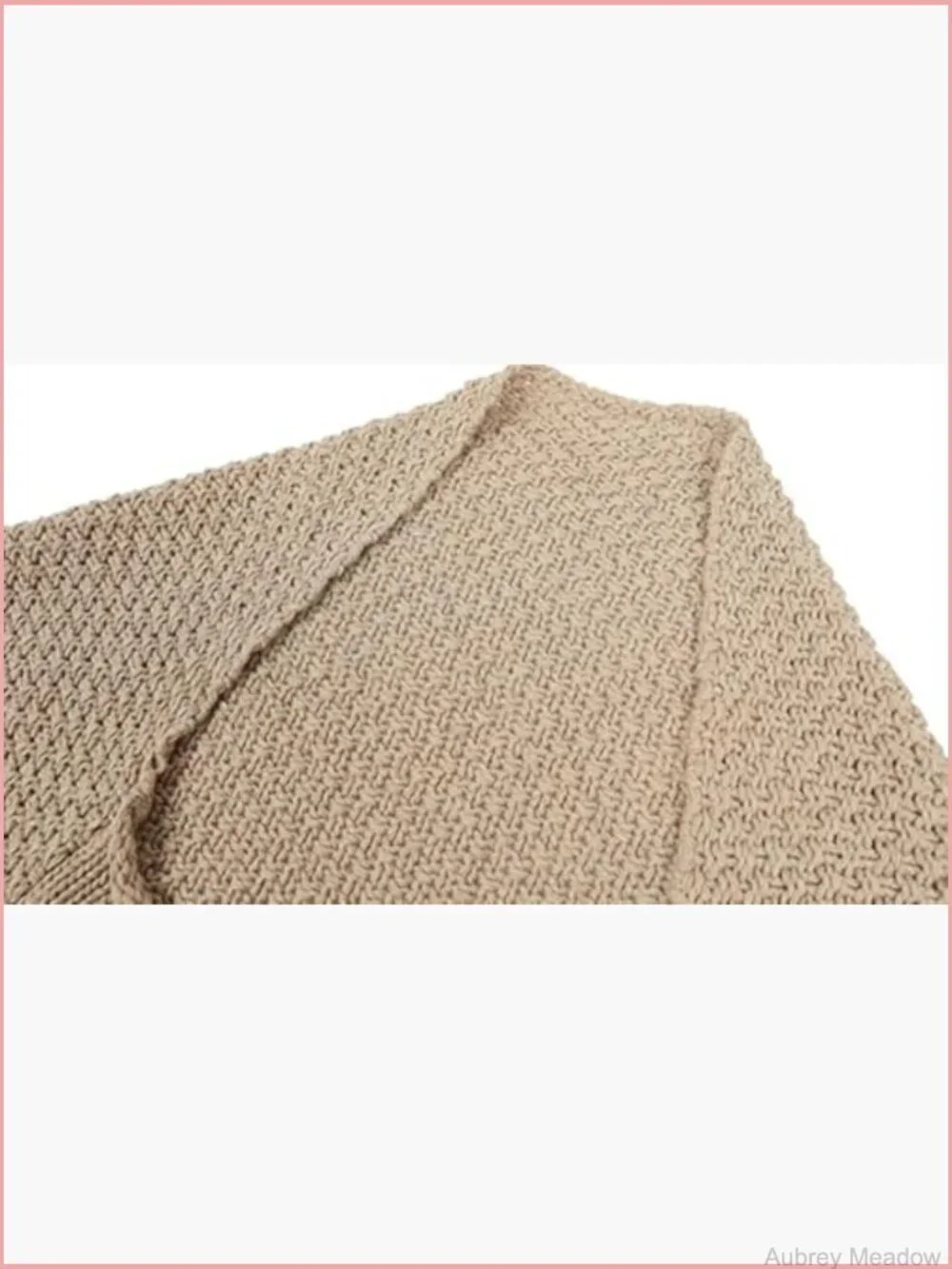 Knitted Shawl Wrap Scarf Cape Shoulder Top Cardigan Open Front Shrug